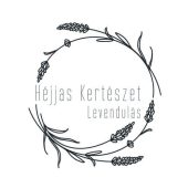 Héjjas levendulas logó